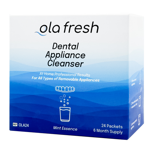 Ola Fresh Non Abrasive Dental Appliance Cleaner