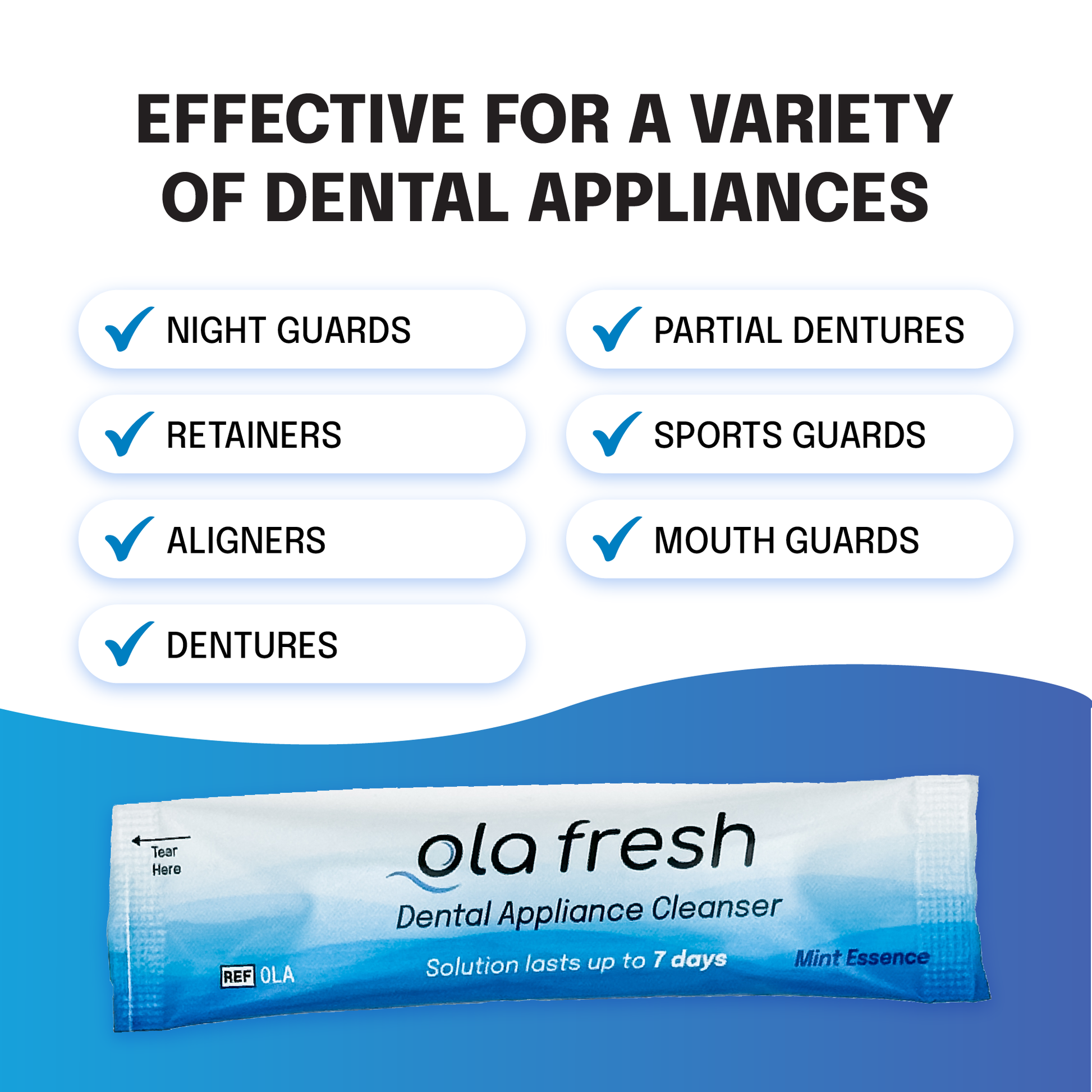 Ola Fresh Dental Appliance Cleaner
